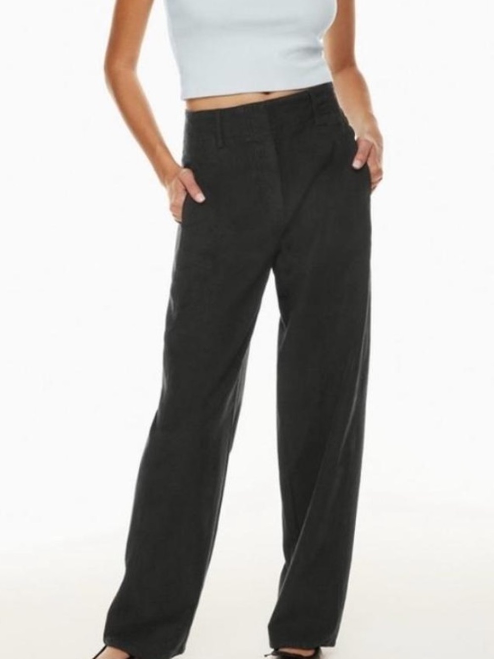 Aritzia Wilfred Free black wide leg pants size 2